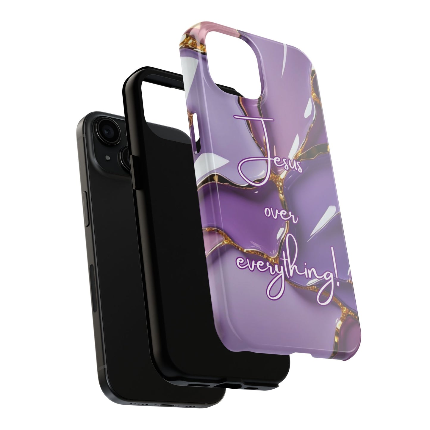Stylish Tough Phone Case with Inspirational Quote | Perfect Gift for Faith-Based Lovers | Durable Protection, Trendy Design, Unique [...]